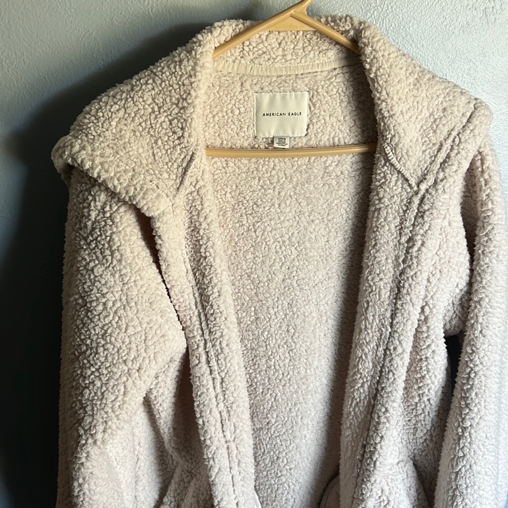 Oversized fleece jacket